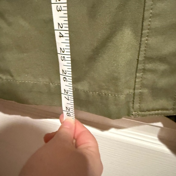 Lucky Brand army green canvas and fleece back utility jacket - Picture 5 of 6